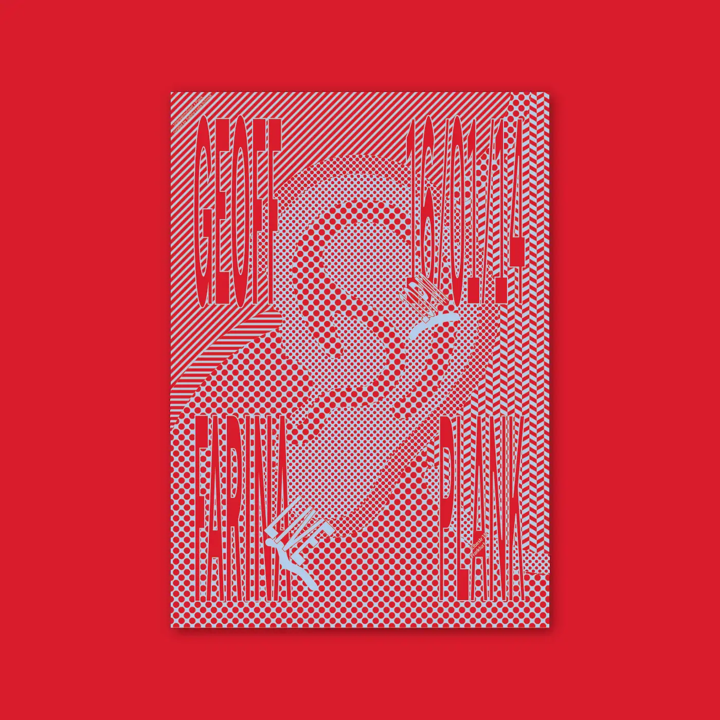 Plakat Design für die Show von Geoff Farina in Frankfurt