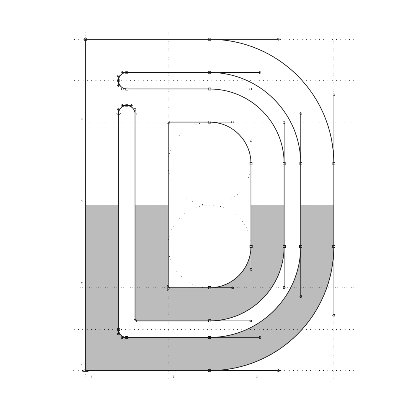 Corporate Design Dresdner Hof Schrift-Entwicklung