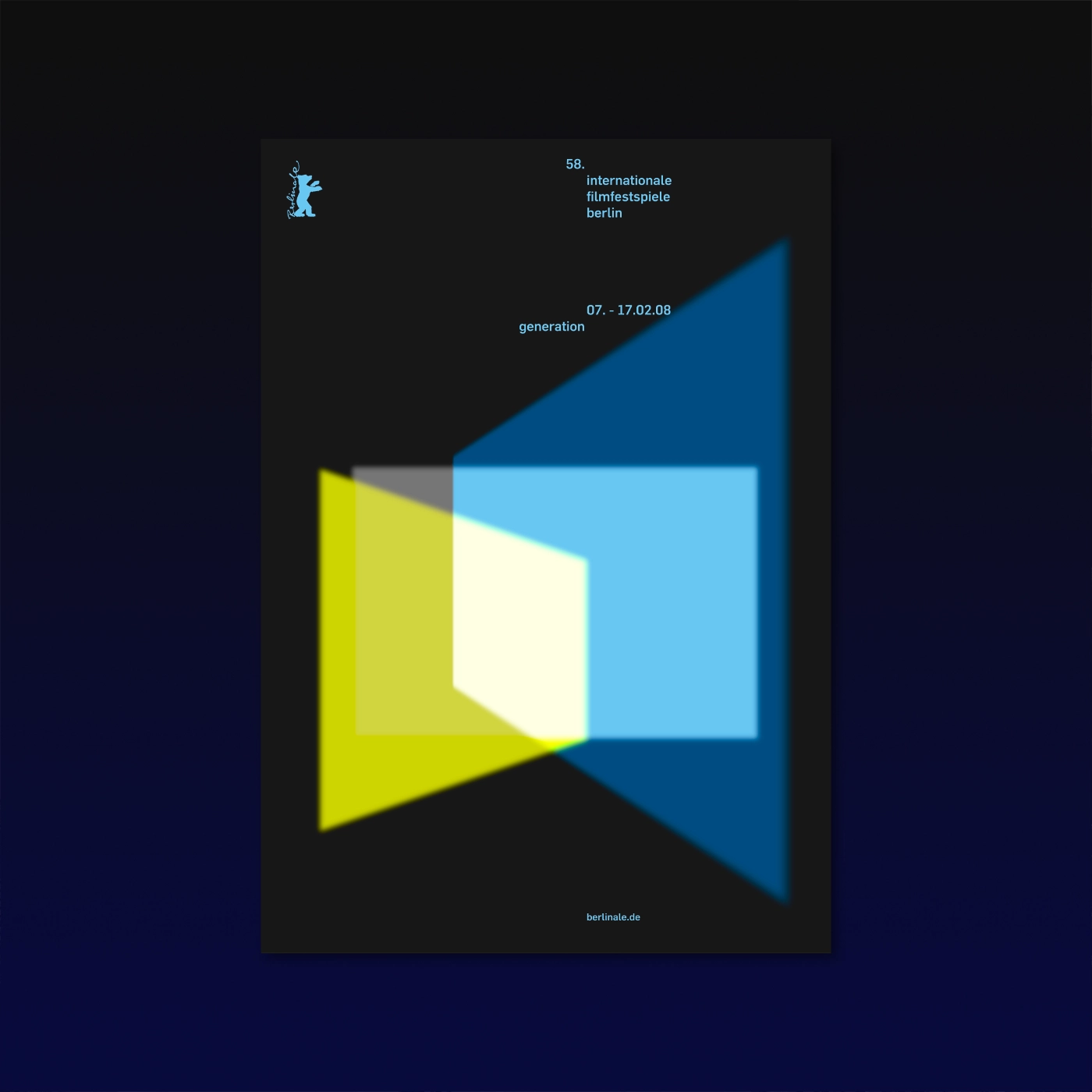 Plakat Design Branding 'Generation' der Berlinale Berlin