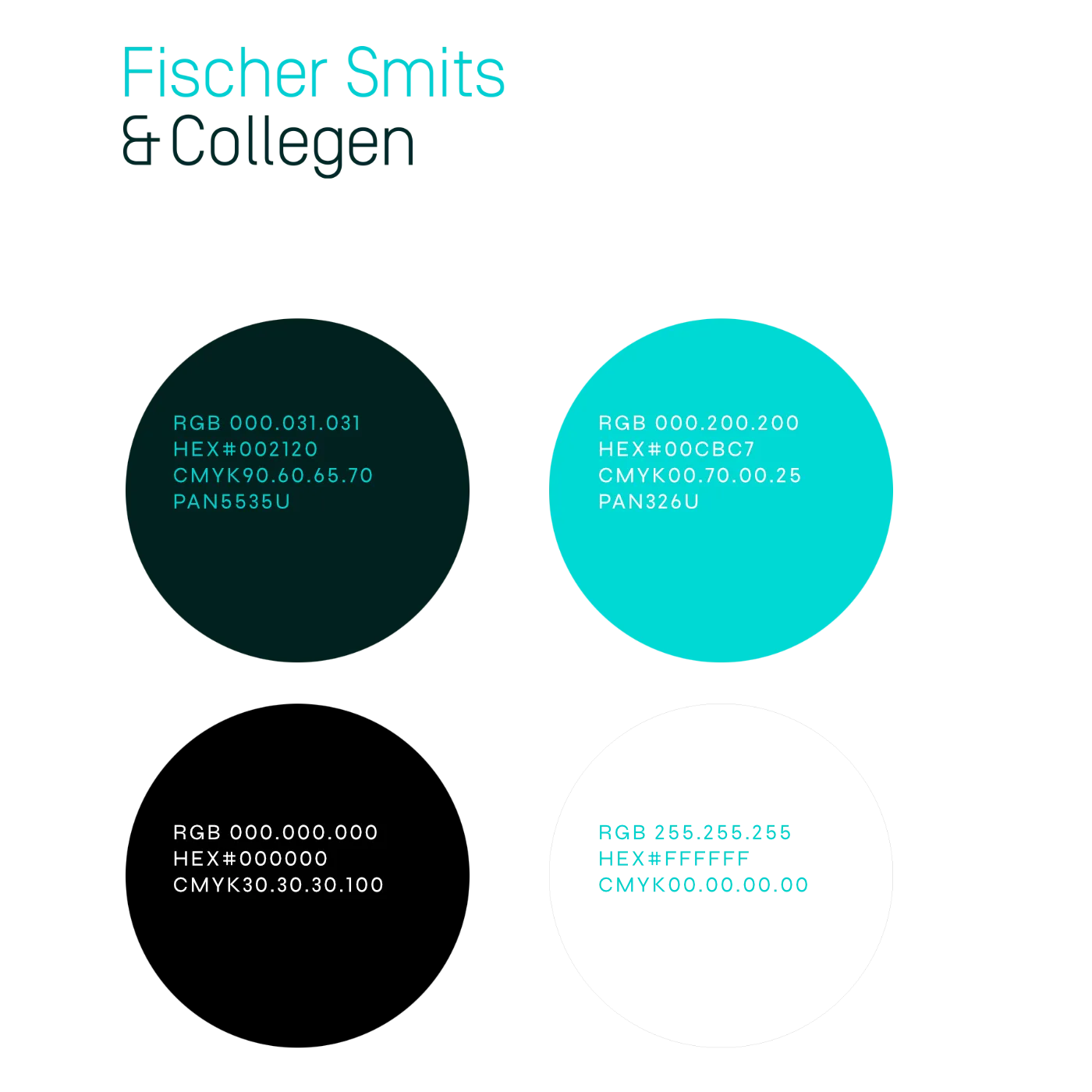 Fischer, Smits & Coll. Corporate Design Farbraum