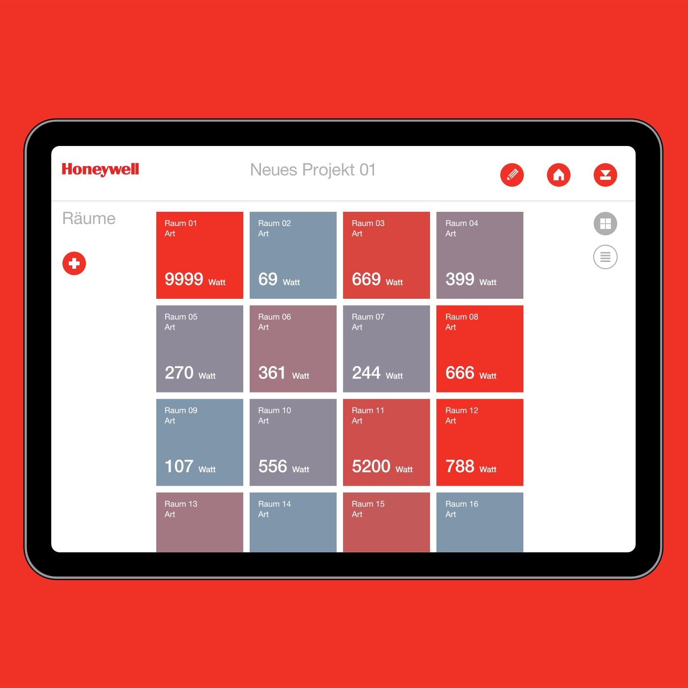 Honeywell App Design