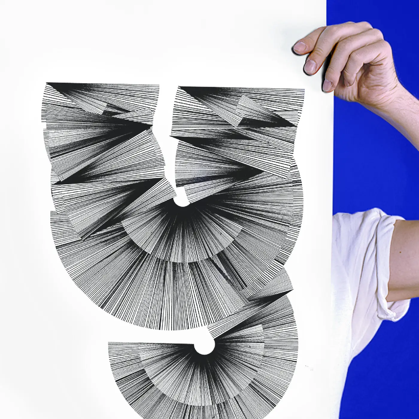 Type Design: Buchstabe "Y" vom Alphabet Kreisrund