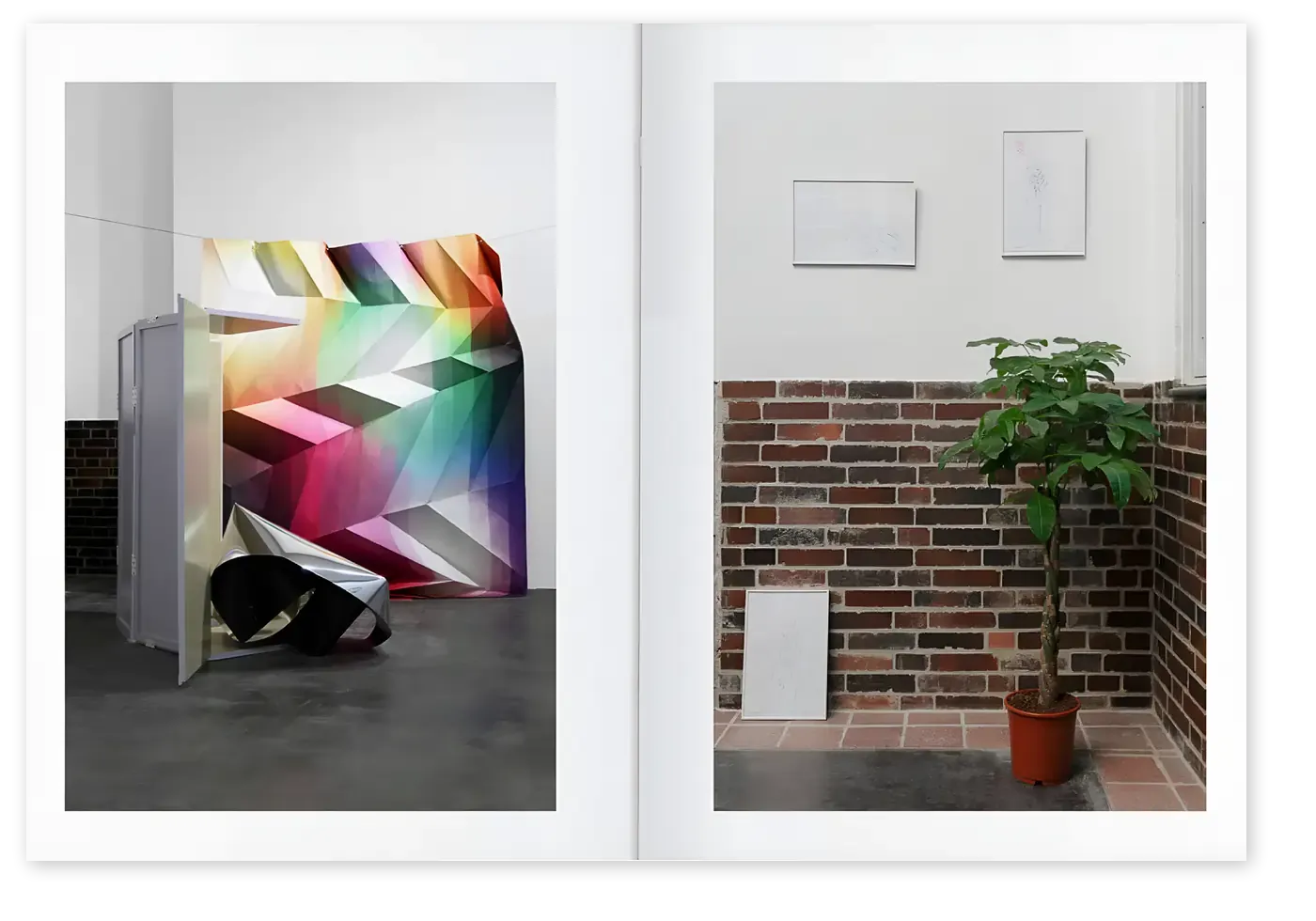 Branding Katalog Design Innenseite Städelschule im MMK Frankfurt