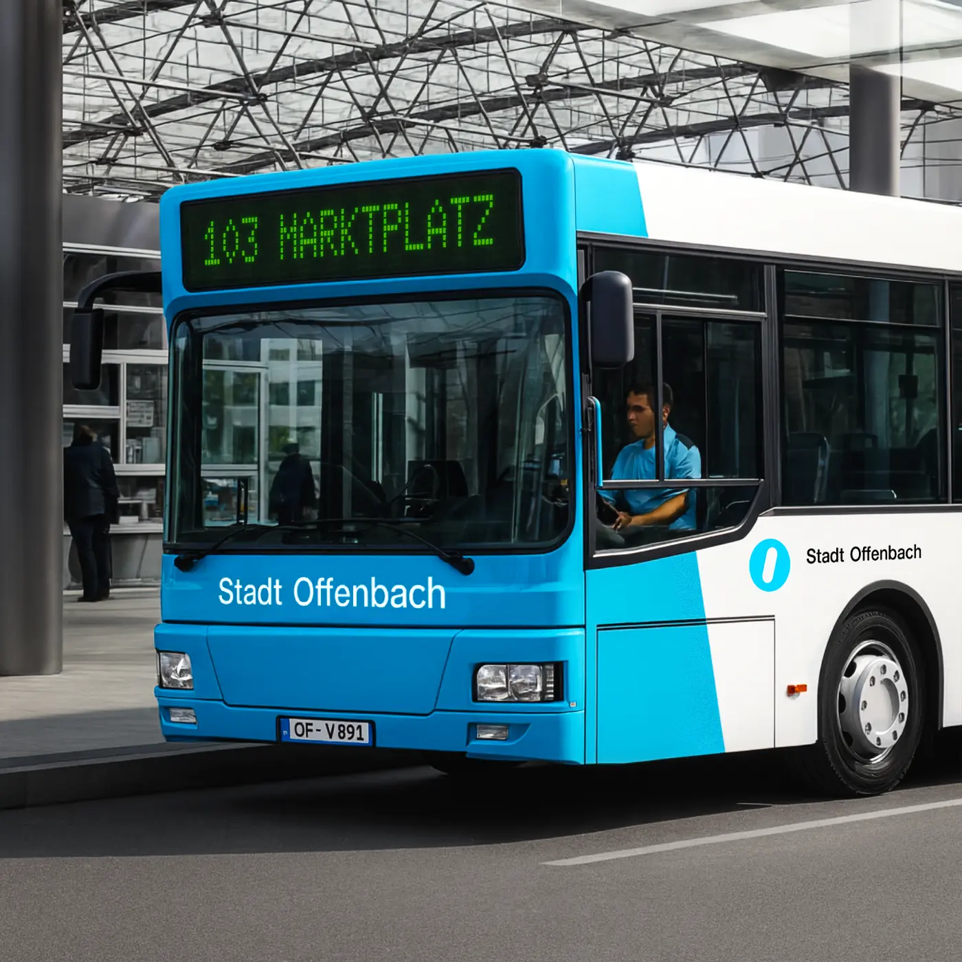Offenbach am Main Corporate Design: Fuhrpark (Bus)