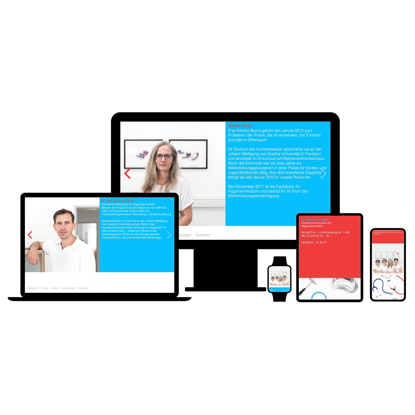 Slide Image: Dr. Spahn Responsive Website